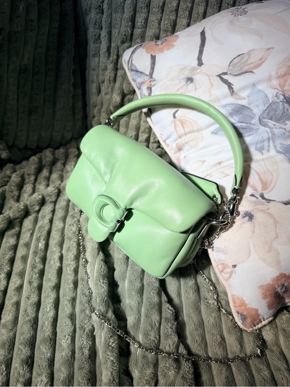 Coach pillow tabby 18 Top-Handle Shoulder Bag in Mint Green